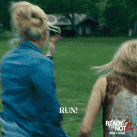 Ready Or Not Running GIF by Searchlight Pictures