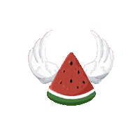 nizart_palette flag freedom watermelon nation Sticker