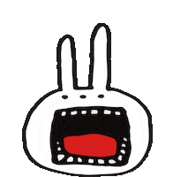 usagicompany 耳 うさぎカンパニー usagicompany うさみみ Sticker