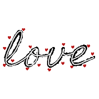 I Love You Hearts Sticker