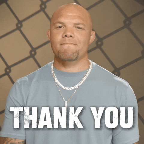 Anthony Smith Thank You GIF by UFC