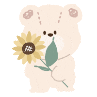 Summer Bear Sticker