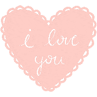jessitrak love heart pink i love you Sticker