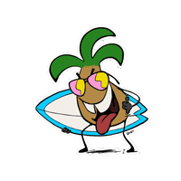 Sticker by Surfer Dudes Comic