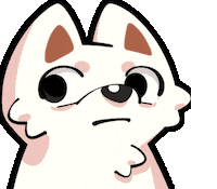 Scared Sticker Sticker