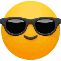 chatlicense cool emoji sunglasses they see me rolling Sticker
