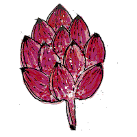 volya artichoke акварель воля volя Sticker