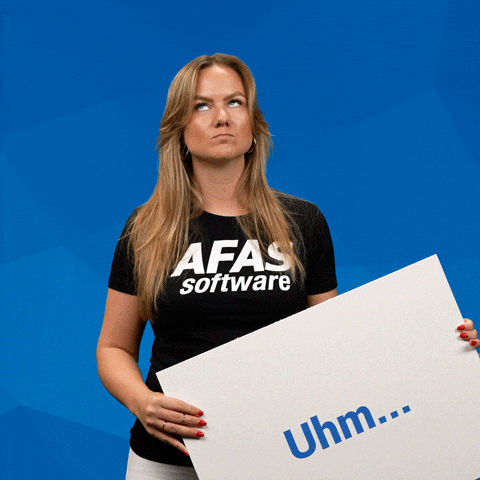 Uhm GIF by AFAS Software