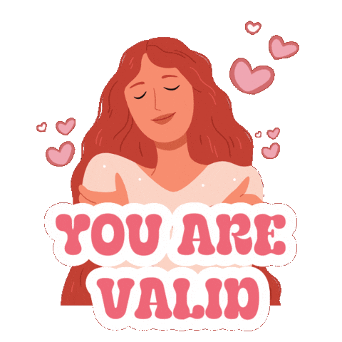 You Are Valid Mental Health Sticker by saymoreco
