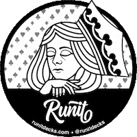 Playing Cards Queen Sticker by RunIt Decks