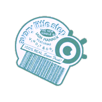 iainmannix single eye candy fruit sticker dni Sticker