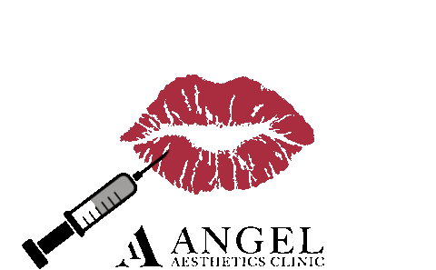 Angelaestheticsclinic giphyupload angel lips nurse Sticker
