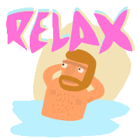 Calm Down Chill Out Sticker by weNeed