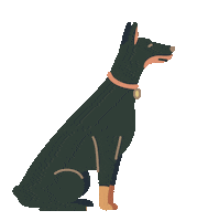 Dog Sticker by The Commons