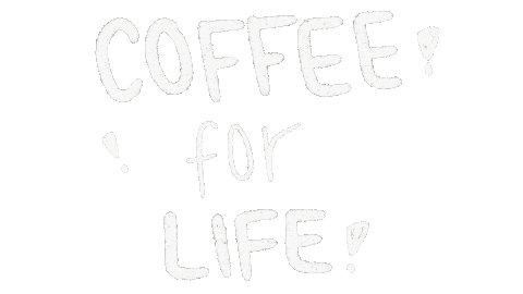 Coffee Words Sticker