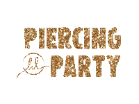 Gold Piercing Sticker by LIL Milan