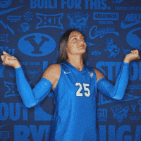 Ncaa Volleyball Go Cougs GIF by BYU Cougars