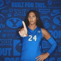 Ncaa Volleyball Go Cougs GIF by BYU Cougars