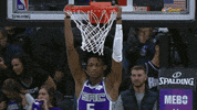 hanging de'aaron fox GIF by NBA
