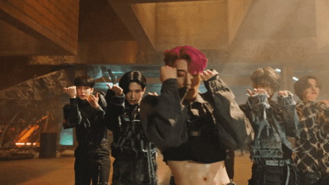 nemeiarieta dance fireworks ateez san GIF