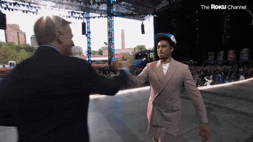 Nfl Draft Hug GIF by The Roku Channel