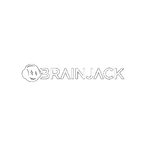 Brainjack Pointing Sticker by Brainjack Music