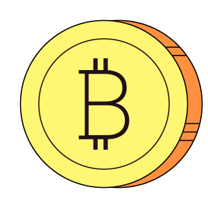 Sticker Bitcoin Sticker by Sylvia Boomer Yang