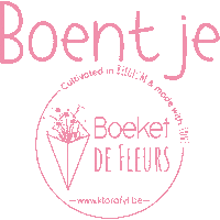 boeketdefleurs ecofriendly bouquet florist bruxelles Sticker
