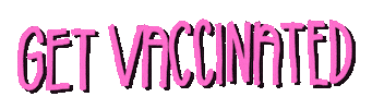 Typography Vaccine Sticker by MULTI AWESOME STUDIO