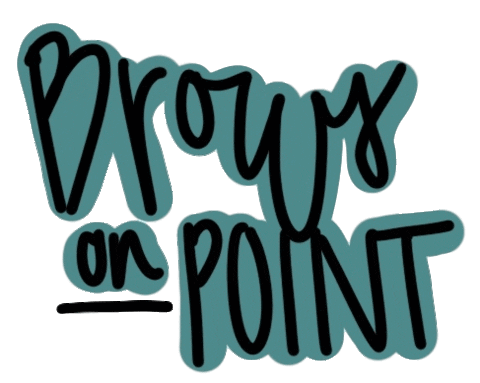 makeup point Sticker by Boulder Brows