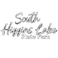 State Park Higgins Sticker by State of Michigan