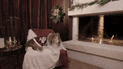 Yule Log Dog GIF by Texas A&M University