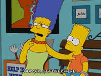 scolding bart simpson GIF