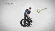 folding bicycle cycling GIF