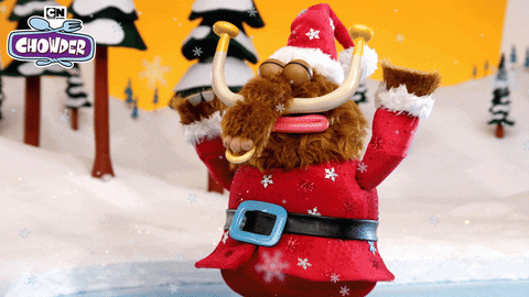 Merry Christmas Spinning GIF by Cartoon Network