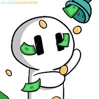 Make It Rain Money Sticker by Playgigaverse