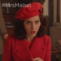 Rachel Brosnahan Prime Video GIF by The Marvelous Mrs. Maisel