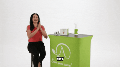 Happy Dance GIF by Aroma Retail