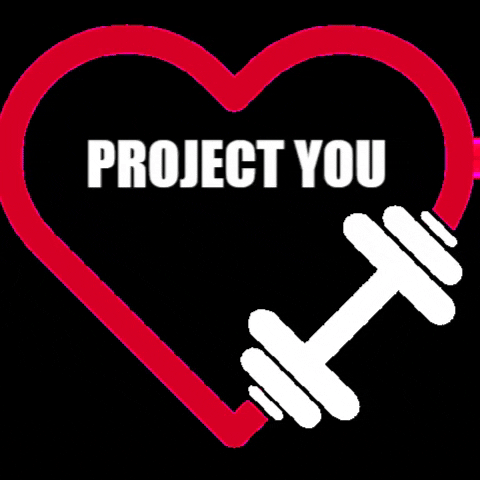 ProjectYou giphygifmaker project you heart dumbbell jumpy GIF