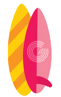 Summer Surfing Sticker by The Gemba Group