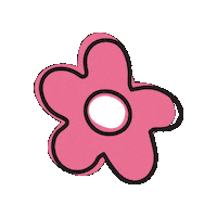 Pink Flower Sticker by Mane