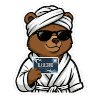 Bear Chill Sticker by New Mediacheck GmbH