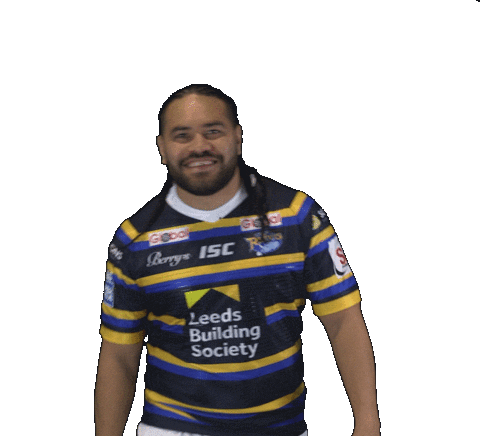 Happy Konrad Hurrell Sticker by Leeds Rhinos