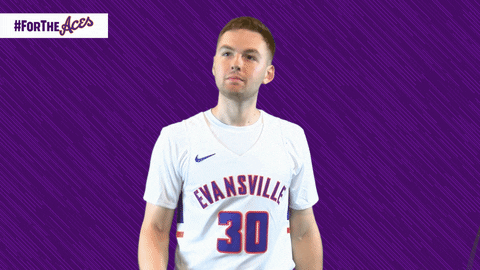 Purple Aces Evansville GIF by UE Athletics