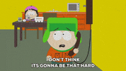 nervous kyle broflovski GIF by South Park 