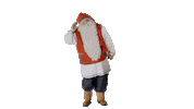 Santa Claus Christmas Sticker by The Elves!