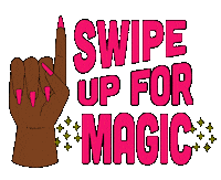 Black Girl Magic Swipe Up Sticker by Trap Bob