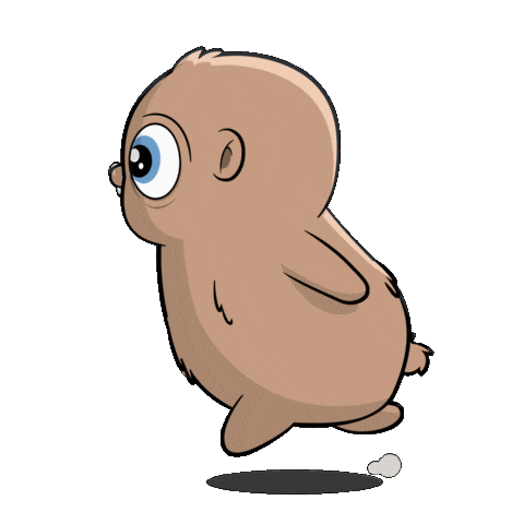 Sticker Running Sticker by Fugz Official