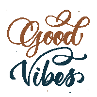 Good Vibes Illustration Sticker