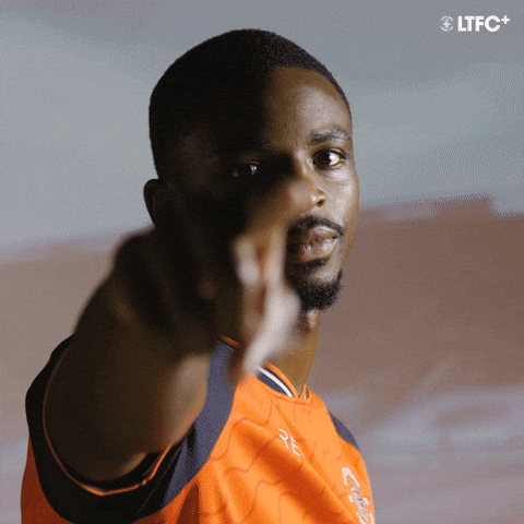 Point Footballer GIF by Luton Town FC